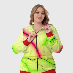 Женский 3D-костюм Multicolored lightning, цвет: 3D-красный — фото 2