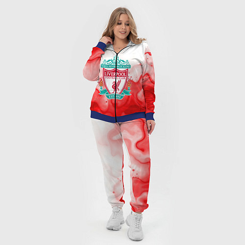 Женский костюм Фк Ливерпуль 2025 / 3D-Синий – фото 4