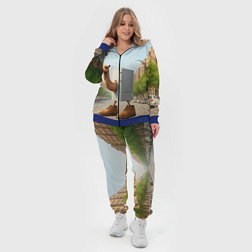 Женский костюм Фриго Камело мем / 3D-Синий – фото 4