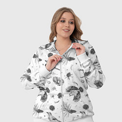 Женский 3D-костюм Сойка в Бузулукском бору, цвет: 3D-белый — фото 2