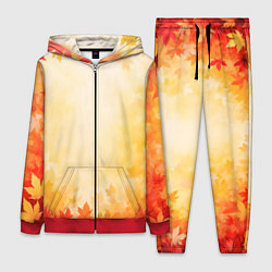 Женский костюм Жёлто-красный осенний