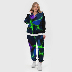 Женский 3D-костюм Neon tile, цвет: 3D-белый — фото 2