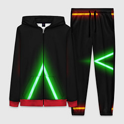 Женский 3D-костюм Color neon green, цвет: 3D-красный