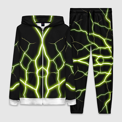 Женский костюм Color green black / 3D-Белый – фото 1