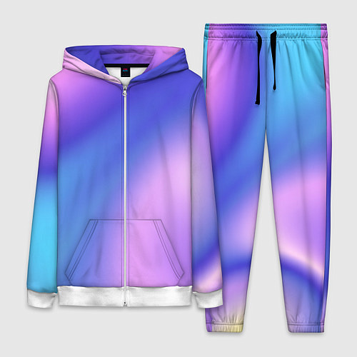 Женский костюм Color multicolored gradient / 3D-Белый – фото 1