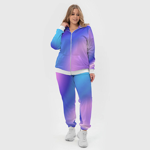 Женский костюм Color multicolored gradient / 3D-Белый – фото 4