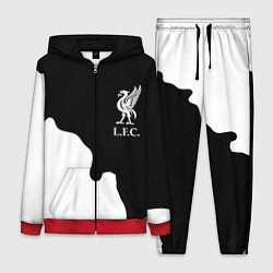 Женский 3D-костюм Ливерпуль краски разводы, цвет: 3D-красный