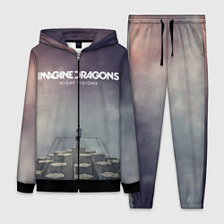 Женский 3D-костюм Imagine Dragons: Night Visions, цвет: 3D-черный