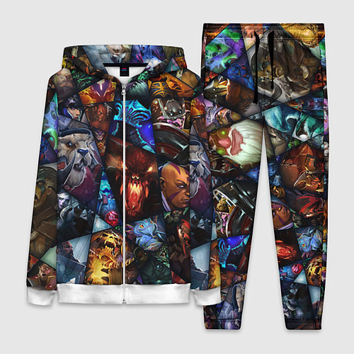 Женский костюм Dota 2: All Pick / 3D-Белый – фото 1