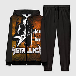 Женский 3D-костюм Metallica: James Hetfield, цвет: 3D-черный