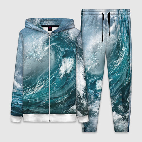 Женский костюм Волна / 3D-Белый – фото 1