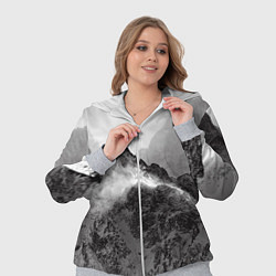 Женский 3D-костюм Горы, цвет: 3D-меланж — фото 2