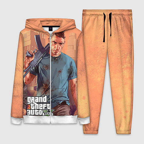 Женский костюм GTA 5: Gangsta / 3D-Белый – фото 1