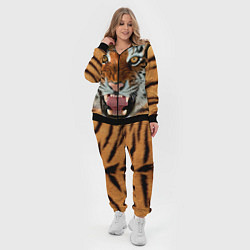 Женский 3D-костюм Взгляд тигра, цвет: 3D-черный — фото 2
