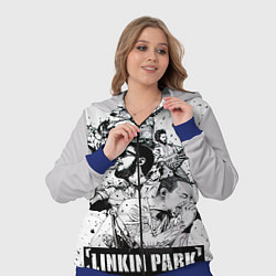 Женский 3D-костюм Linkin Park, цвет: 3D-синий — фото 2