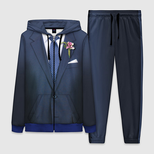 Женский костюм Жених / 3D-Синий – фото 1