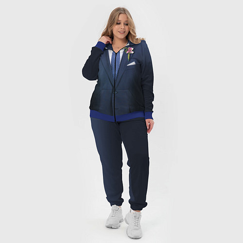 Женский костюм Жених / 3D-Синий – фото 4