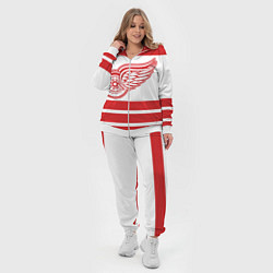 Женский 3D-костюм Detroit Red Wings, цвет: 3D-белый — фото 2