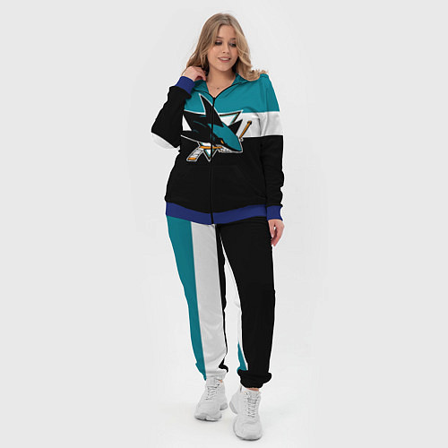 Женский костюм San Jose Sharks / 3D-Синий – фото 4