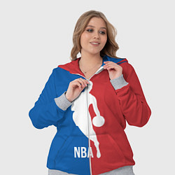 Женский 3D-костюм Эмблема NBA, цвет: 3D-меланж — фото 2