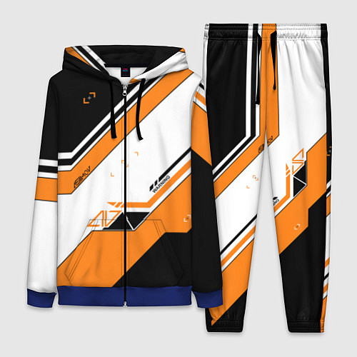 Женский костюм CS:GO Asiimov / 3D-Синий – фото 1