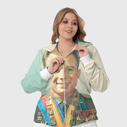 Женский 3D-костюм Гагарин в орденах, цвет: 3D-белый — фото 2