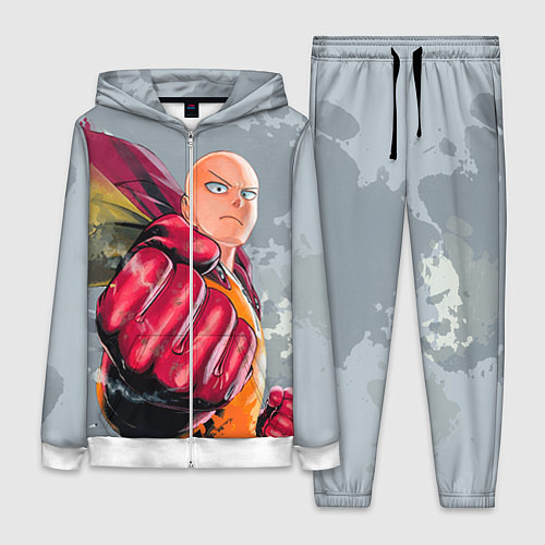 Женский костюм One Punch Man Fist / 3D-Белый – фото 1