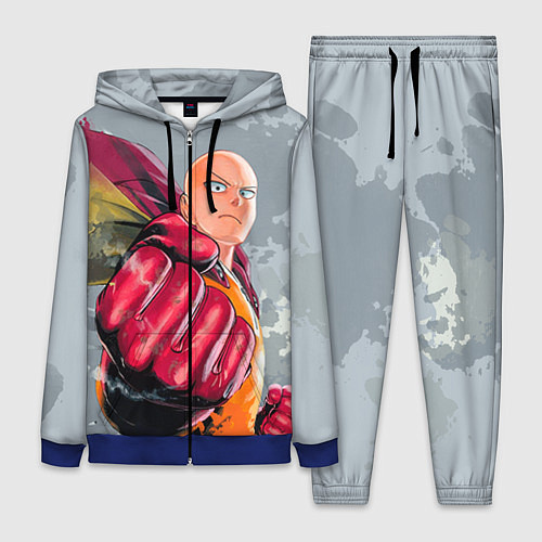 Женский костюм One Punch Man Fist / 3D-Синий – фото 1