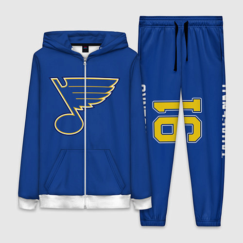 Женский костюм St Louis Blues: Tarasenko 91 / 3D-Белый – фото 1