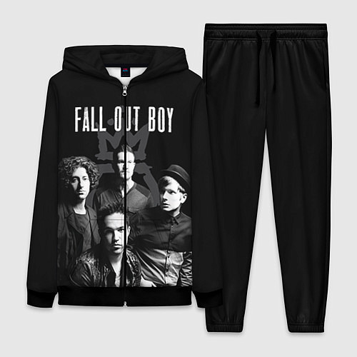 Женский костюм Fall out boy band / 3D-Черный – фото 1