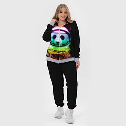 Женский 3D-костюм Панда космонавт, цвет: 3D-меланж — фото 2