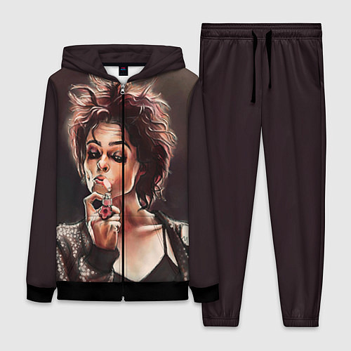 Женский костюм Марла с сигаретой / 3D-Черный – фото 1