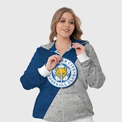 Женский 3D-костюм Leicester City FC, цвет: 3D-белый — фото 2