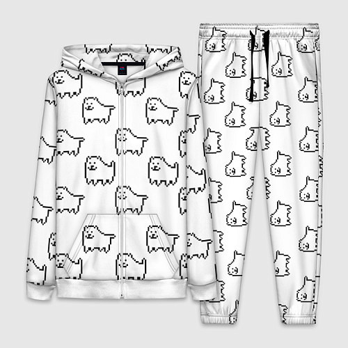 Женский костюм Undertale Annoying dog white / 3D-Белый – фото 1