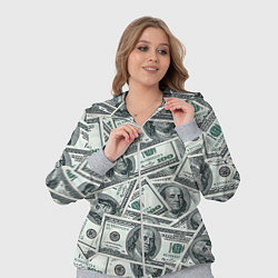 Женский 3D-костюм Банкноты, цвет: 3D-меланж — фото 2