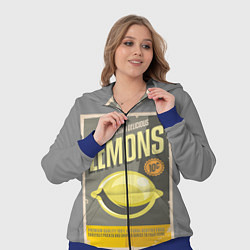 Женский 3D-костюм Правильное питание, цвет: 3D-синий — фото 2