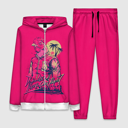 Женский костюм Hooking Over People? / 3D-Белый – фото 1