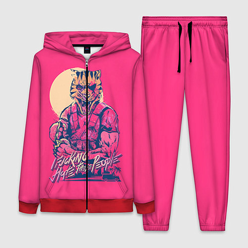 Женский костюм If juking hate these people / 3D-Красный – фото 1