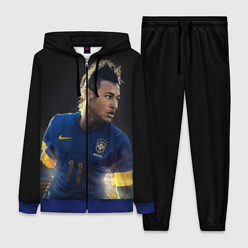 Женский костюм Neymar: Brasil Team / 3D-Синий – фото 1