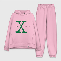 Женский костюм оверсайз The X-files, цвет: светло-розовый