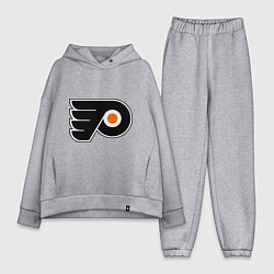 Женский костюм оверсайз Philadelphia Flyers, цвет: меланж