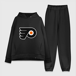 Женский костюм оверсайз Philadelphia Flyers, цвет: черный