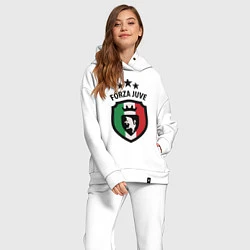 Женский костюм оверсайз Forza Juventus, цвет: белый — фото 2