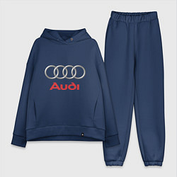Женский костюм оверсайз Audi, цвет: тёмно-синий