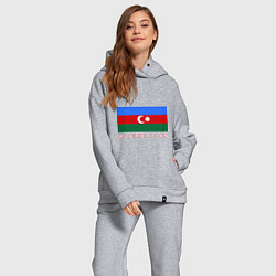 Женский костюм оверсайз Азербайджан, цвет: меланж — фото 2