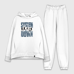Женский костюм оверсайз System of a Down большое лого
