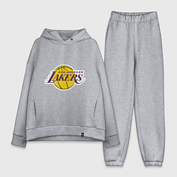Женский костюм оверсайз LA Lakers, цвет: меланж