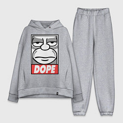 Женский костюм оверсайз Homer dope