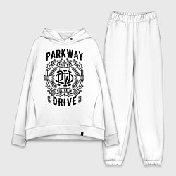 Женский костюм оверсайз Parkway Drive: Australia, цвет: белый