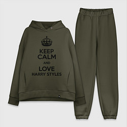 Женский костюм оверсайз Keep Calm & Love Harry Styles